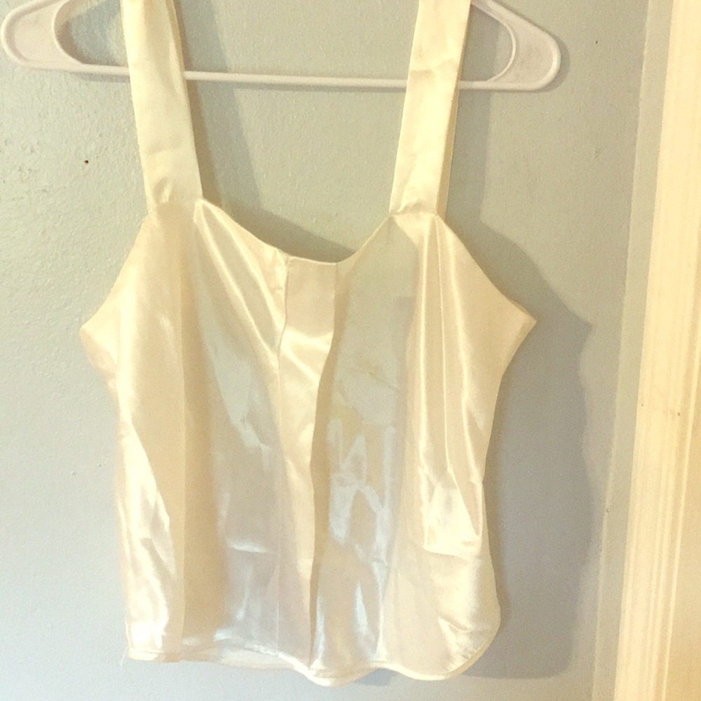 Satin tank top